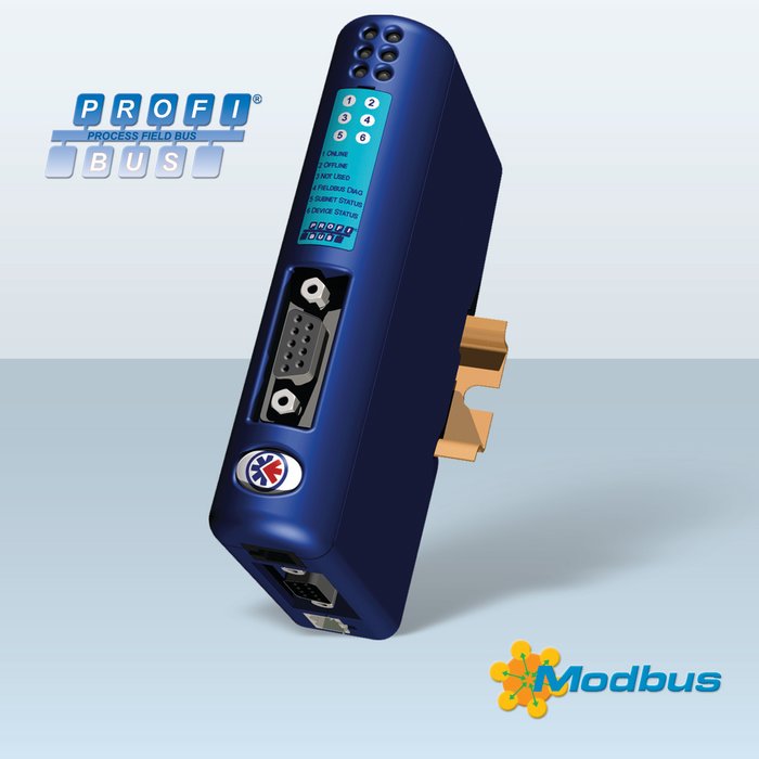Anybus Communicator from HMS Industrial Networks to connect  automation devices via their Modbus interface to Profibus networks